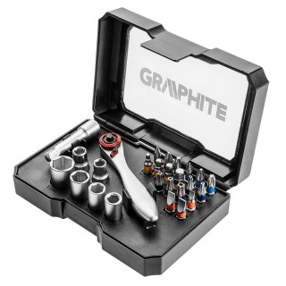 ZESTAW KOŃCÓWEK BITÓW 26 SZT GRAPHITE 56H604