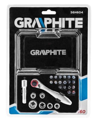 ZESTAW KOŃCÓWEK BITÓW 26 SZT GRAPHITE 56H604