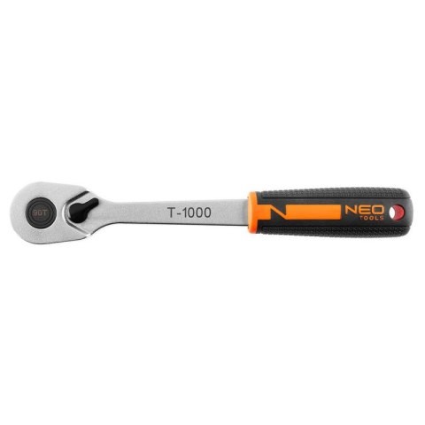 GRZECHOTKA WIELOZĄBKOWA WYTRZYMAŁA 1/2", 90 ZĘBÓW, T-1000 NEO TOOLS 10-300