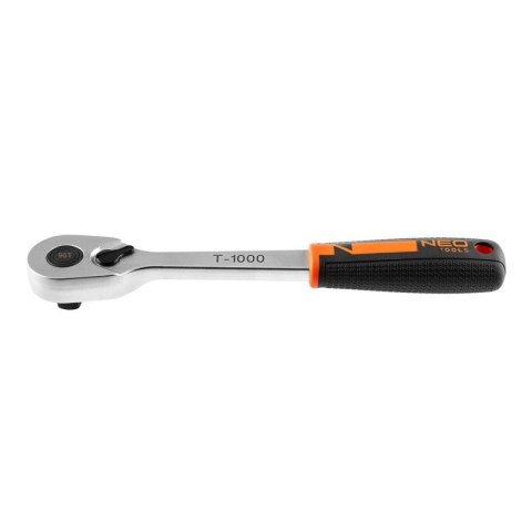 GRZECHOTKA WIELOZĄBKOWA WYTRZYMAŁA 1/2", 90 ZĘBÓW, T-1000 NEO TOOLS 10-300