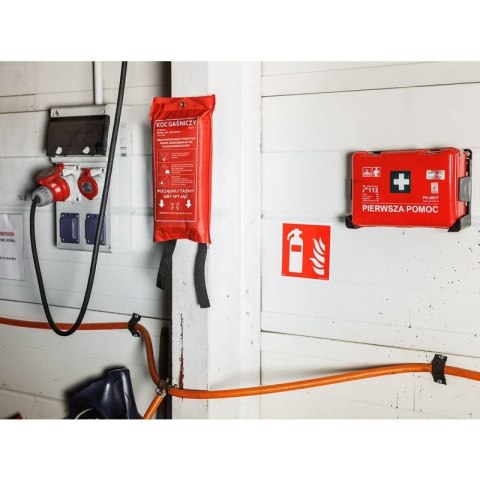 KOC GAŚNICZY Z WŁÓKNA SZKLANEGO SPAWALNICZY BHP 1,2X1, 8 M 97-674 NEO TOOLS