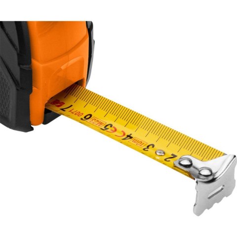 MIARA ZWIJANA STALOWA 5m X 19mm AUTO BLOKADA, DWA PRZYCISKI STOP 67-222 NEO MIARA ZWIJANA STALOWA 5m X 19mm AUTO BLOKADA, DWA PRZYCISKI STOP 67-222 NEO
