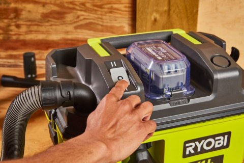 Odkurzacz przemysłowy do czyszczenia na mokro i sucho 18V ONE + RYOBI RV1811-0 Odkurzacz przemysłowy do czyszczenia na mokro i sucho 18V ONE + RYOBI RV1811-0