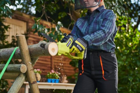 PIŁA ŁAŃCUCHOWA AKUMULATOROWA MINI PILARKA GAŁĘZIÓWKA 15cm 18V RYOBI PIŁA ŁAŃCUCHOWA AKUMULATOROWA MINI PILARKA GAŁĘZIÓWKA 15cm 18V RYOBI