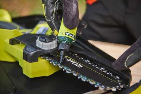 PIŁA ŁAŃCUCHOWA AKUMULATOROWA MINI PILARKA GAŁĘZIÓWKA 15cm 18V RYOBI PIŁA ŁAŃCUCHOWA AKUMULATOROWA MINI PILARKA GAŁĘZIÓWKA 15cm 18V RYOBI