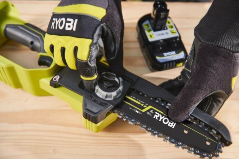 PIŁA ŁAŃCUCHOWA AKUMULATOROWA MINI PILARKA GAŁĘZIÓWKA 15cm 18V RYOBI PIŁA ŁAŃCUCHOWA AKUMULATOROWA MINI PILARKA GAŁĘZIÓWKA 15cm 18V RYOBI