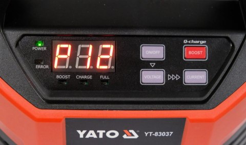 PROSTOWNIK SAMOCHODOWY Z ROZRUCHEM DO KLEMY BOOSTER 15A 12V 300 Ah YT-83037