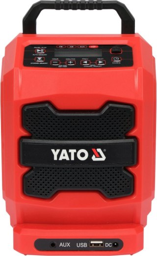 RADIO BUDOWLANE AKUMULATOROWO-SIECIOWE PRZENOŚNE 18V / 220-240V YATO YT-82940
