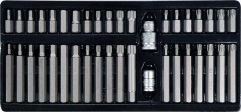 YATO ZESTAW KLUCZY KOŃCÓWEK KOŃCÓWKI WKRĘTAKOWE TORX IMBUS HEX SPLINE 40el.