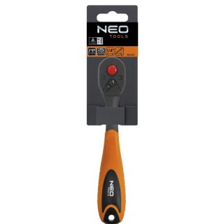 Zestaw grzechotka odgięta ergonomiczna wytrzymała nowoczesna Neo Tools 08-514