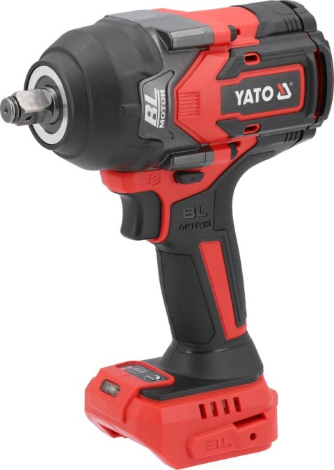 KLUCZ UDAROWY AKUMULATOROWY BEZSZCZOTKOWY 18V 1200NM 1/2'' KORPUS YATO KLUCZ UDAROWY AKUMULATOROWY BEZSZCZOTKOWY 18V 1200NM 1/2'' KORPUS YATO