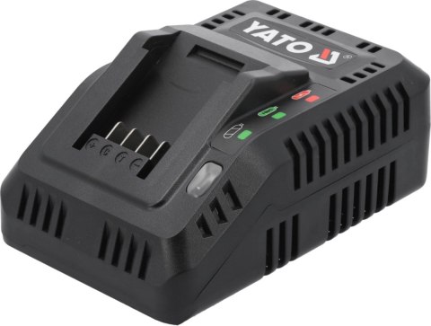 ŁADOWARKA 2.2A DO AKUMULATORÓW BATERII ELEKTRONARZĘDZI SYSTEMU 18V YATO ŁADOWARKA 2.2A DO AKUMULATORÓW BATERII ELEKTRONARZĘDZI SYSTEMU 18V YATO