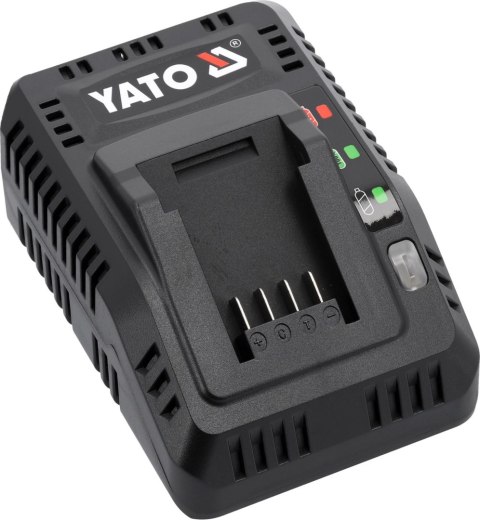 ŁADOWARKA 2.2A DO AKUMULATORÓW BATERII ELEKTRONARZĘDZI SYSTEMU 18V YATO ŁADOWARKA 2.2A DO AKUMULATORÓW BATERII ELEKTRONARZĘDZI SYSTEMU 18V YATO