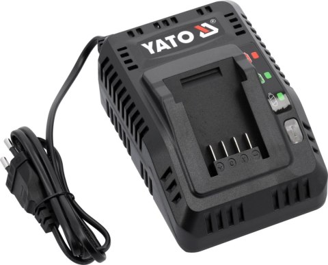 ŁADOWARKA 2.2A DO AKUMULATORÓW BATERII ELEKTRONARZĘDZI SYSTEMU 18V YATO ŁADOWARKA 2.2A DO AKUMULATORÓW BATERII ELEKTRONARZĘDZI SYSTEMU 18V YATO