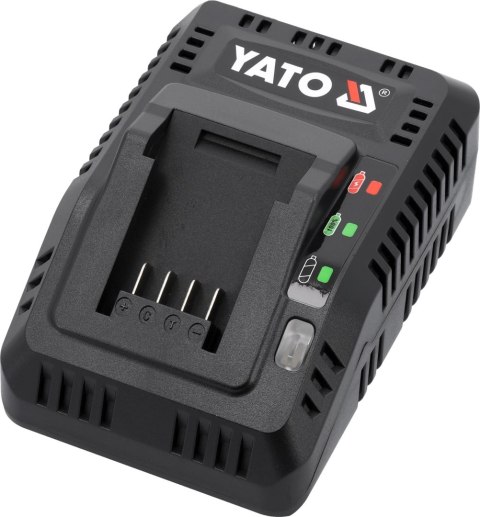 ŁADOWARKA 2.2A DO AKUMULATORÓW BATERII ELEKTRONARZĘDZI SYSTEMU 18V YATO ŁADOWARKA 2.2A DO AKUMULATORÓW BATERII ELEKTRONARZĘDZI SYSTEMU 18V YATO