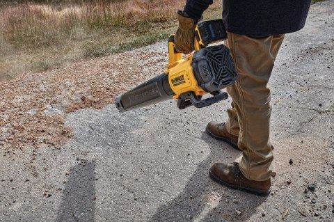 MOCNA DMUCHAWA AKUMULATOROWA DO LIŚCI TRAWY DO OGRODU 18V DEWALT DCMBL562N-XJ