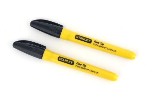 Marker CZARNY 2 SZT STANLEY ZESTAW wodoodporny tusz Marker CZARNY 2 SZT STANLEY ZESTAW wodoodporny tusz