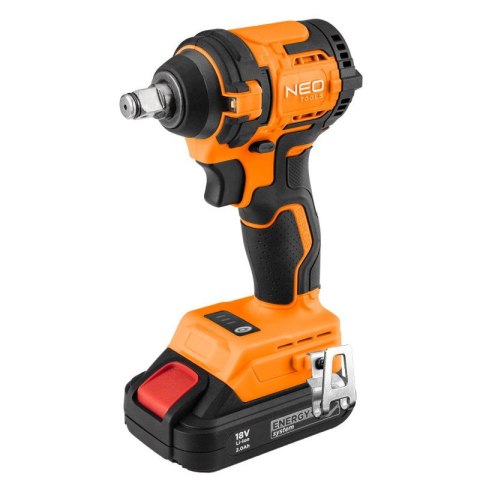 NEO Klucz udarowy bezszczotkowy 18V 350Nm 1/2" bez akum. Energy+ 04-613