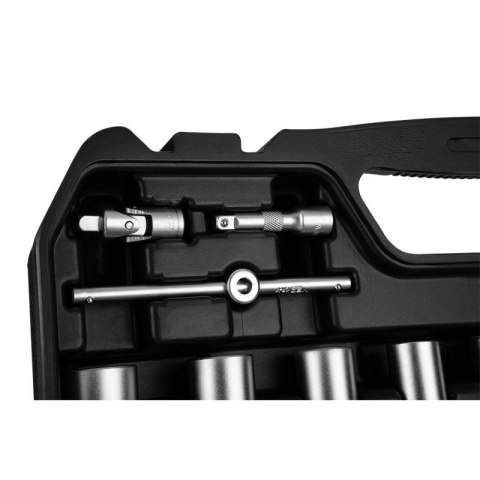 ZESTAW KLUCZY NASADOWYCH 110e 1/2" 1/4" TORX BITY SATYNA WALIZKA 10-211 NEO TOOLS