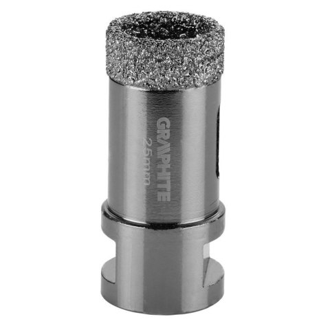 OTWORNICA DIAMENTOWA CERAMIKI GLAZURY 25MM X M14 DO GRESU GRAPHITE OTWORNICA DIAMENTOWA CERAMIKI GLAZURY 25MM X M14 DO GRESU GRAPHITE