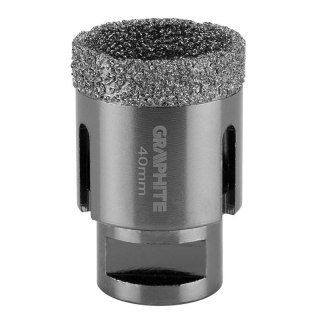OTWORNICA DIAMENTOWA DO GRESU 40MM X M14 CERAMIKI GLAZURY GRAPHITE 55H311