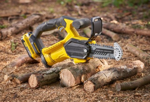 STANLEY MINI PIŁA DO GAŁĘZI PILARKA 18V Z 1 AKUMULATOREM 2AH I ŁADOWARKĄ STANLEY MINI PIŁA DO GAŁĘZI PILARKA 18V Z 1 AKUMULATOREM 2AH I ŁADOWARKĄ