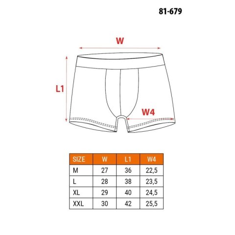 BOKSERKI BASIC, 3-PACK, ROZMIAR M 81-679-M