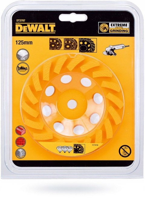 Garnkowa tarcza diamentowa tarcza do szlifowania betonu 125mm DEWALT