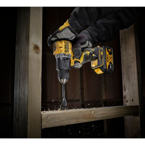 Wiertarko-wkrętarka udarowa z silnikiem bezszczotkowym 18V DCD100YM2T-QW 100 lat DeWalt'a Wiertarko-wkrętarka udarowa z silnikiem bezszczotkowym 18V DCD100YM2T-QW 100 lat DeWalt'a