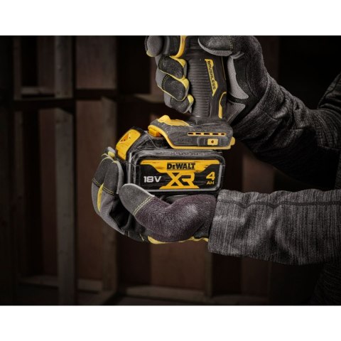 Wiertarko-wkrętarka udarowa z silnikiem bezszczotkowym 18V DCD100YM2T-QW 100 lat DeWalt'a Wiertarko-wkrętarka udarowa z silnikiem bezszczotkowym 18V DCD100YM2T-QW 100 lat DeWalt'a