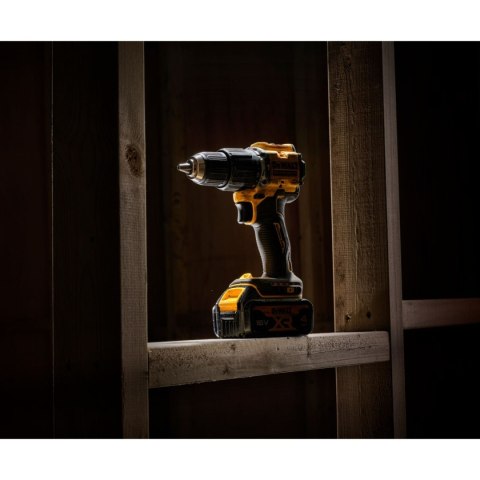 Wiertarko-wkrętarka udarowa z silnikiem bezszczotkowym 18V DCD100YM2T-QW 100 lat DeWalt'a Wiertarko-wkrętarka udarowa z silnikiem bezszczotkowym 18V DCD100YM2T-QW 100 lat DeWalt'a