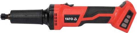 YATO SZLIFIERKA PROSTA BEZSZCZOTKOWA AKUMULATOROWA 18V 6 mm YATO SZLIFIERKA PROSTA BEZSZCZOTKOWA AKUMULATOROWA 18V 6 mm