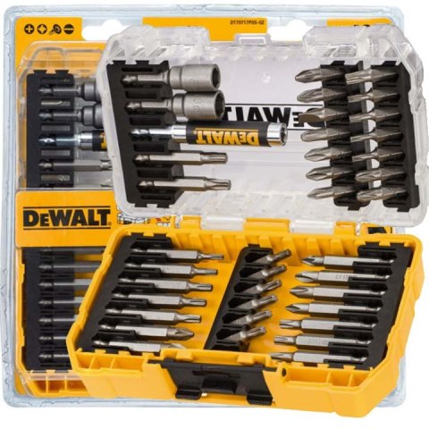 ZESTAW BITÓW WKRĘTAKÓW DO WKRĘTARKI KOŃCÓWEK 40 SZTUK ELEMENTÓW TSTAK ToughCase DeWALT DT70717