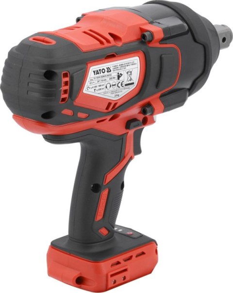 KLUCZ UDAROWY AKUMULATOROWY 18V 3/4'' 2000NM ADAPTER 1/2'' BODY YATO KLUCZ UDAROWY AKUMULATOROWY 18V 3/4'' 2000NM ADAPTER 1/2'' BODY YATO