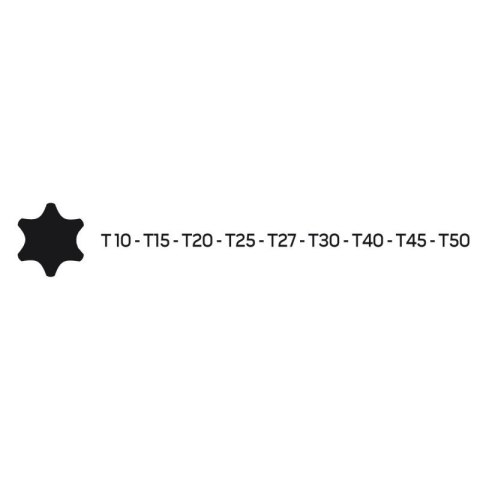 KLUCZE TORX T10-50, ZESTAW 9 SZT., KOLOROWE 09-518 NEO TOOLS