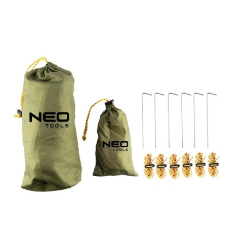NEO PLANDEKA BIWAKOWA TARP TURYSTYCZNY WODOODPORNY 360x290 CM 210T PU3000
