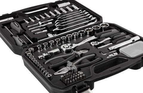 ZESTAW NARZĘDZI KLUCZE NASADOWE płaskie Micha M4K GARAGE 90e 1/4" 1/2" NEO TOOLS 10-100 ZESTAW NARZĘDZI KLUCZE NASADOWE płaskie Micha M4K GARAGE 90e 1/4" 1/2" NEO TOOLS 10-100