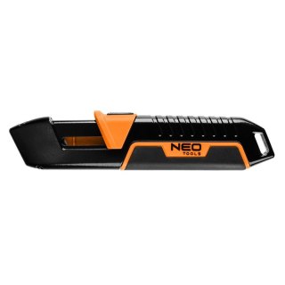 NÓŻ Z OSTRZEM TRAPEZOWYM, BEZPIECZNY 63-704 NEO TOOLS
