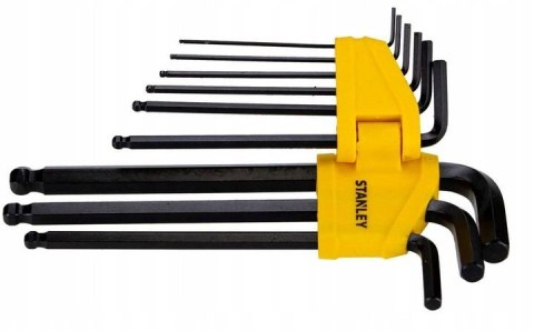 STANLEY 69-256 KLUCZE IMBUSOWE IMBUSY 9 ELEMENTÓW 1,5-10mm