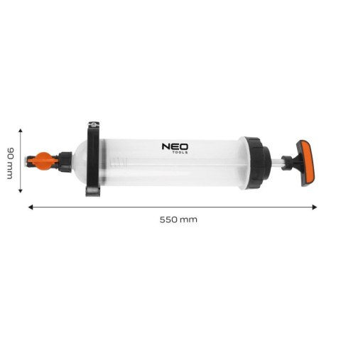 STRZYKAWKA ODSYSARKA OLEJU PŁYN HAMULCOWY PALIWO 1,5L NEO SMAROWNICA STRZYKAWKA ODSYSARKA OLEJU PŁYN HAMULCOWY PALIWO 1,5L NEO SMAROWNICA