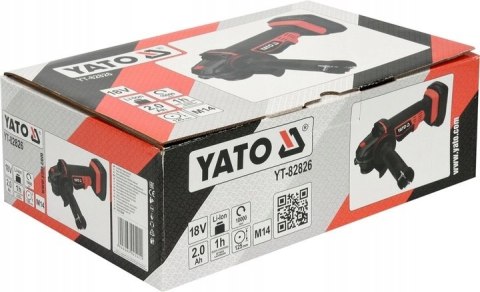 YATO SZLIFIERKA KĄTOWA DIAX 18V AKUMULATOROWA KĄTÓWKA YT-82827 YATO SZLIFIERKA KĄTOWA DIAX 18V AKUMULATOROWA KĄTÓWKA YT-82827