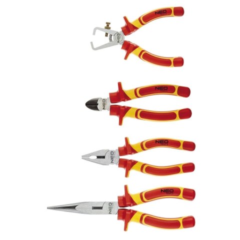 01-236 ZESTAW SZCZYPIEC 1000V, 4 SZT. NEO TOOLS 01-236 ZESTAW SZCZYPIEC 1000V, 4 SZT. NEO TOOLS