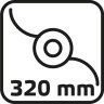 52G552 PODKASZARKA 550W, 2W1, SZEROKOŚĆ KOSZENIA 320MM VERTO 52G552 PODKASZARKA 550W, 2W1, SZEROKOŚĆ KOSZENIA 320MM VERTO