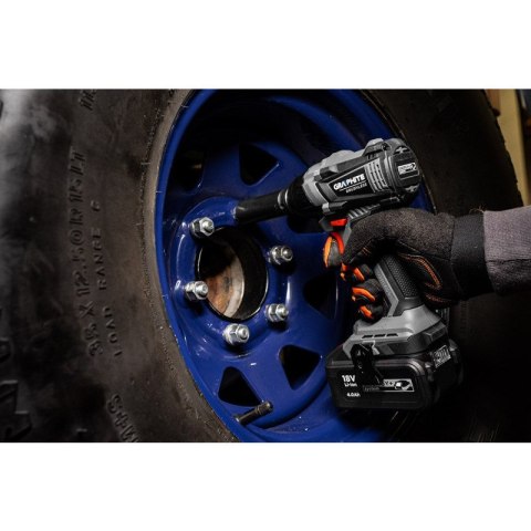 58G028 KLUCZ UDAROWY BEZSZCZOTKOWY ENERGY+ 18V, LI-ION, BEZ AKUMULATORA GRAPHITE 58G028 KLUCZ UDAROWY BEZSZCZOTKOWY ENERGY+ 18V, LI-ION, BEZ AKUMULATORA GRAPHITE