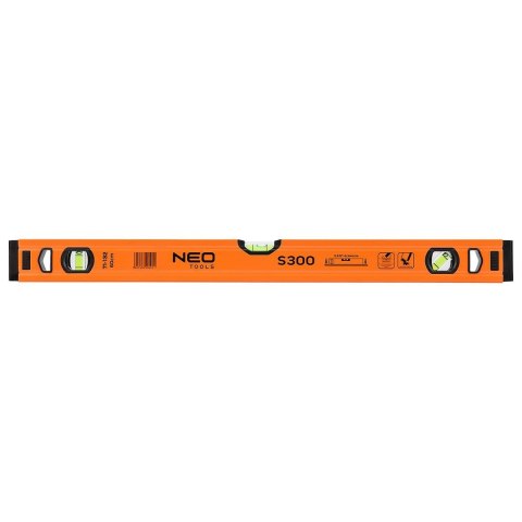 71-132 POZIOMNICA ALUMINIOWA S 300, 3 LIBELLE, 60 CM NEO TOOLS