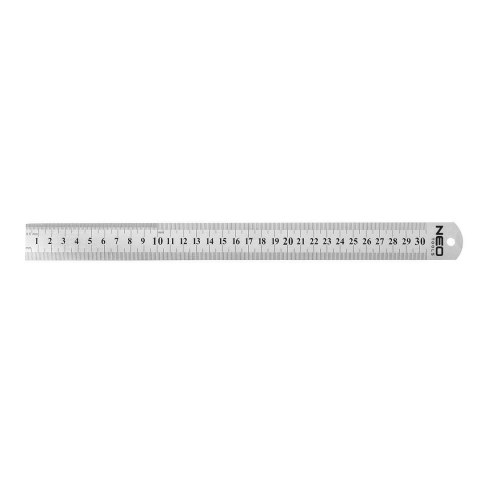 72-213 PRZYMIAR LINIOWY 30 CM, STAL NIERDZEWNA NEO TOOLS