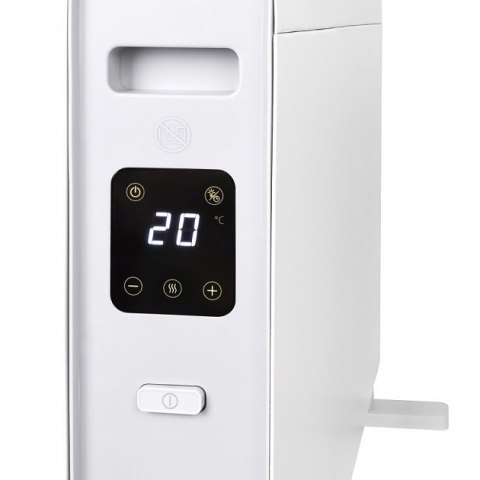 GRZEJNIK ELEKTRYCZNY KONWEKTOROWY THERMECO PANEL LCD 2KW SMART BIAŁY