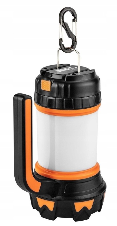 Lampa biwakowa akumulatorowa 800 lm powerbank 3 w 1 CREE T6 + SMD LED 99-031 NEO TOOLS Lampa biwakowa akumulatorowa 800 lm powerbank 3 w 1 CREE T6 + SMD LED 99-031 NEO TOOLS
