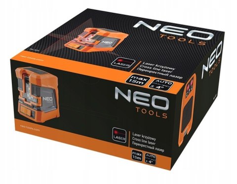 NEO 75-101 LASER KRZYŻOWY POZIOMICA 15m + UCHWYT NEO 75-101 LASER KRZYŻOWY POZIOMICA 15m + UCHWYT