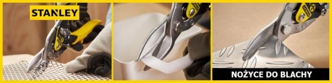 Nożyce do blachy proste STANLEY Fatmax 250mm 1,2mm 2-14-563 Nożyce do blachy proste STANLEY Fatmax 250mm 1,2mm 2-14-563